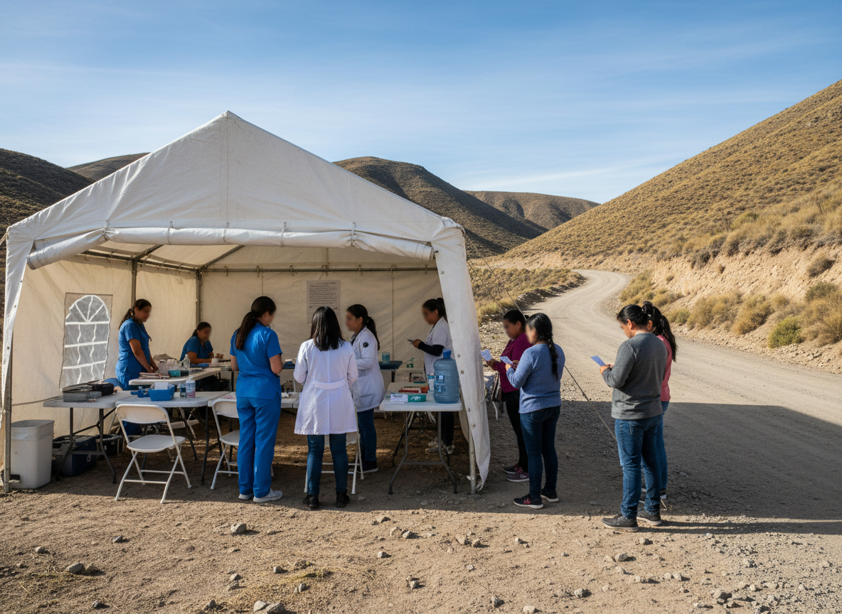 Colbún y AIEP realizan operativos podológicos gratuitos para 72 vecinos de Camino Internacional