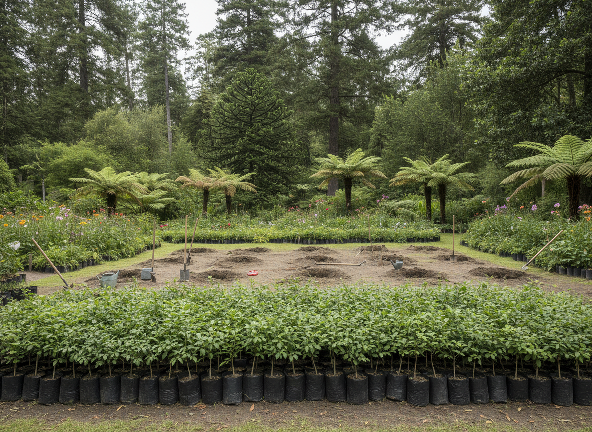 CONAF y Fundación Núcleo Nativo firman convenio y entregan 900 árboles nativos en el Jardín Botánico de Viña del Mar