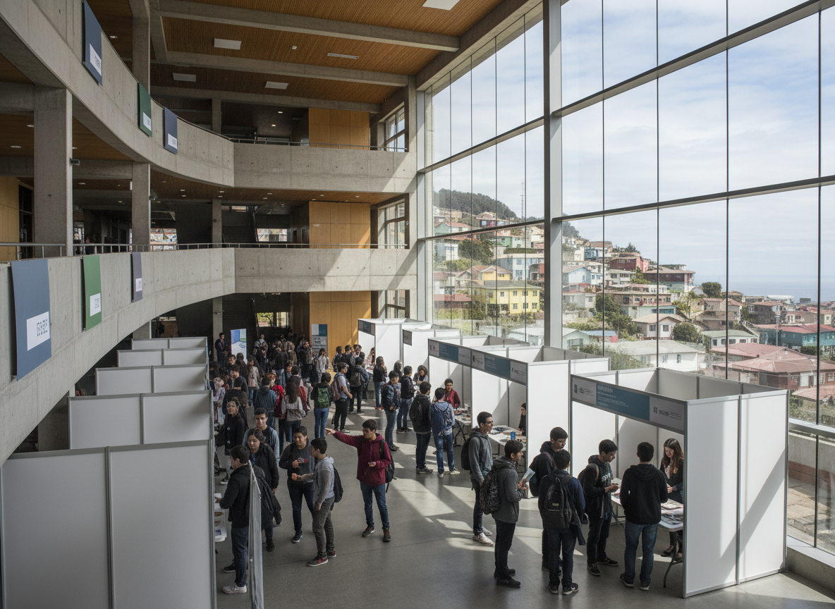 Más de cinco mil escolares de cinco regiones visitaron la Expo UV 2026 en Valparaíso