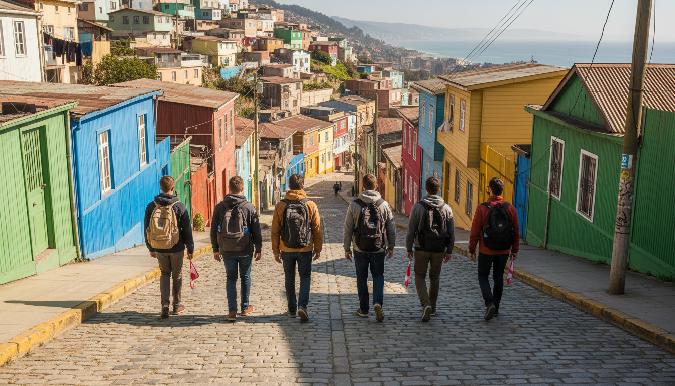 Cuatro jóvenes en proceso de reinserción social se forman como guías turísticos en Valparaíso